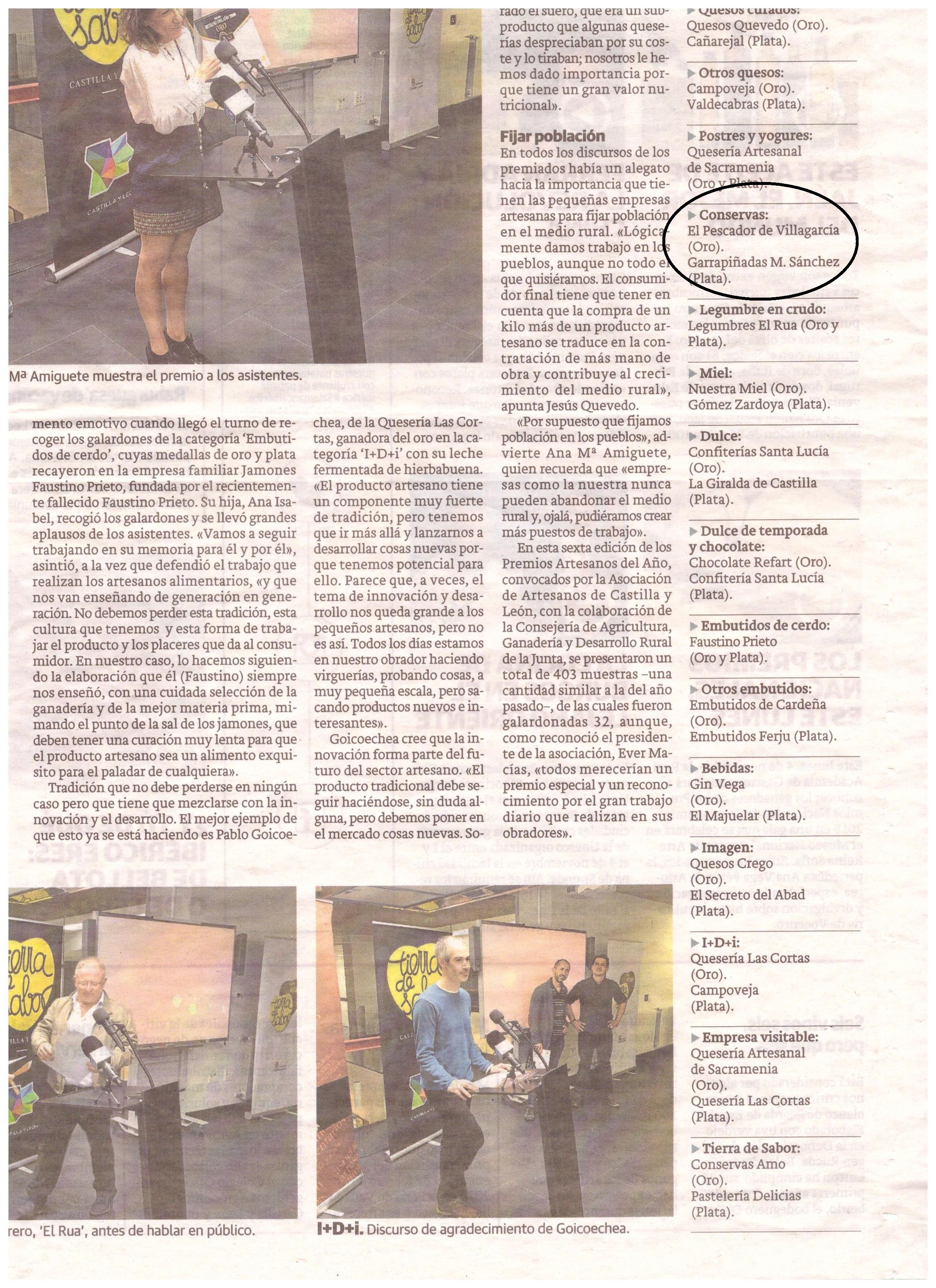 Premio- Noticia Prensa